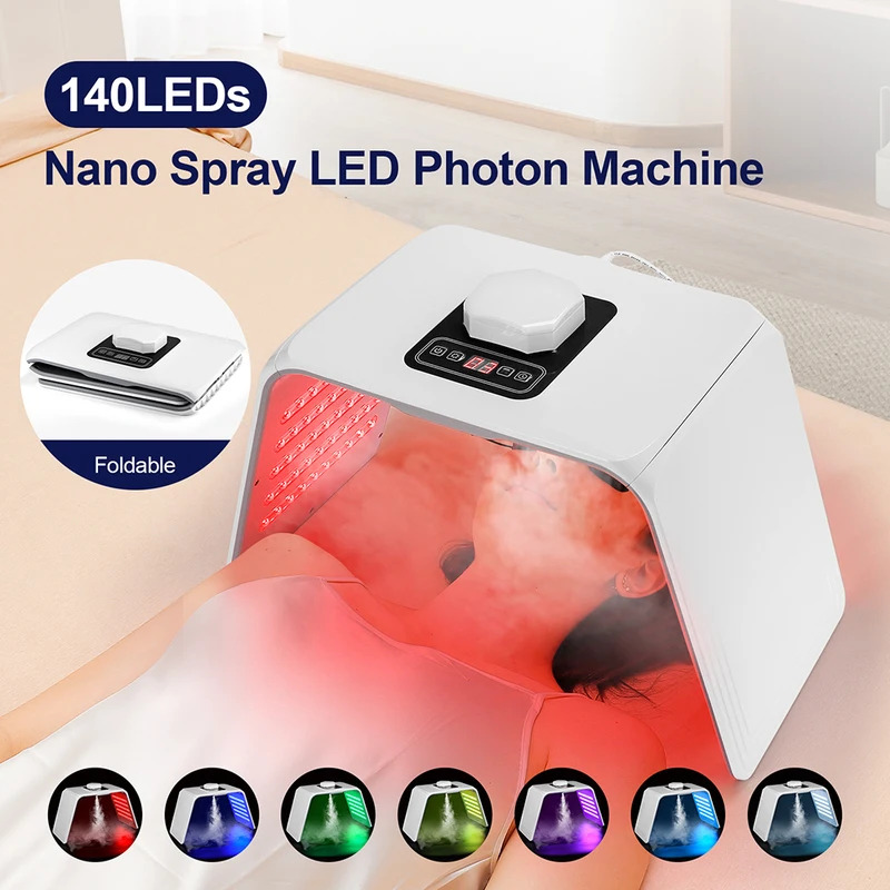 Spa & Wellness Paradies Braunschweig - 7 色 LED フォトン美容マスク肌保湿ナノスプレーフェイス&ボディスパケア