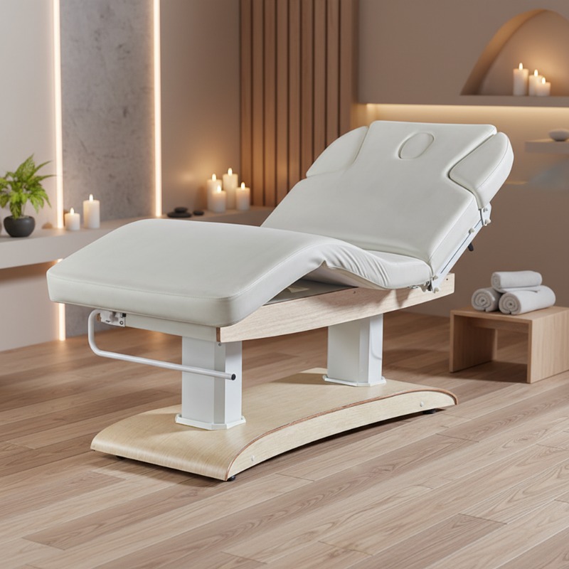 Spa Wellness As - 工場カスタマイズ合成皮革マッサージベッド電動スパウェルネステーブル、ホテル・健康クリニック用4モーター調整機能付き