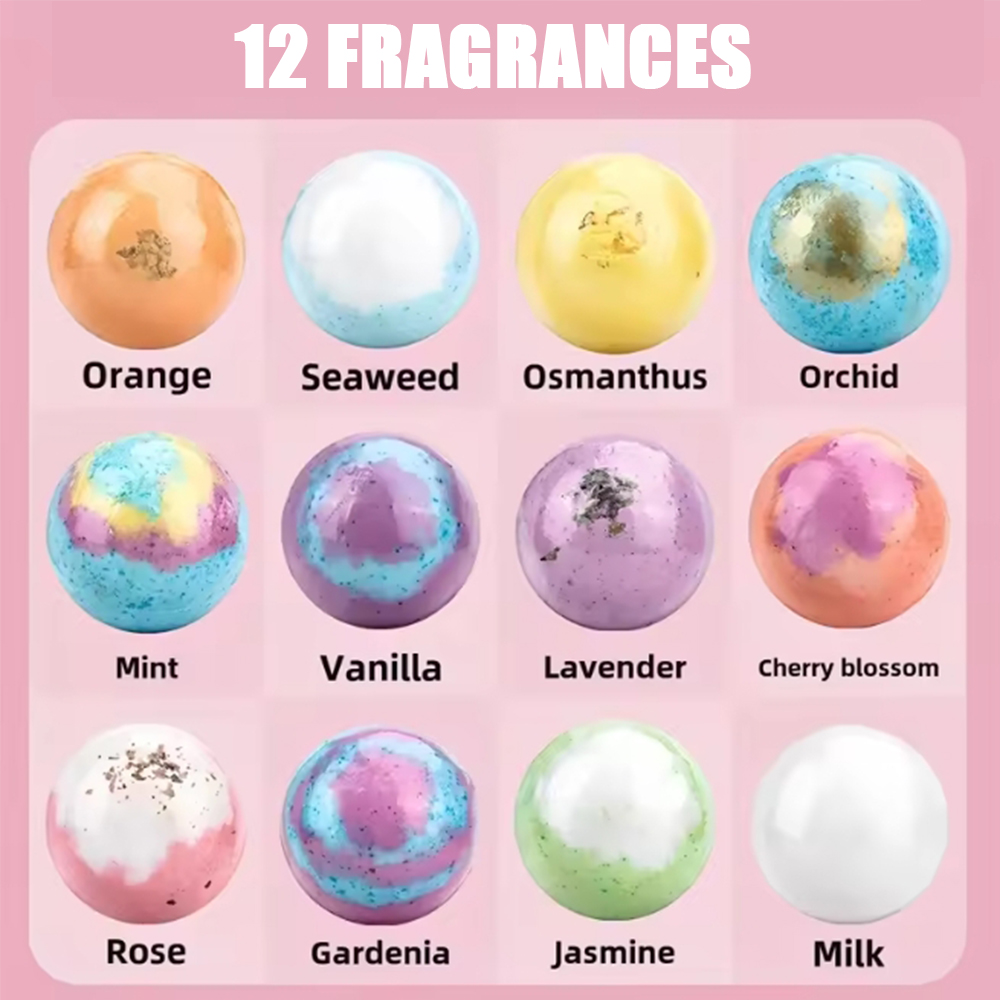 バスボム 12個入り/箱 オーガニック＆天然成分 スパリラッ - Relax - Spa & Wellness のレビューと価格
