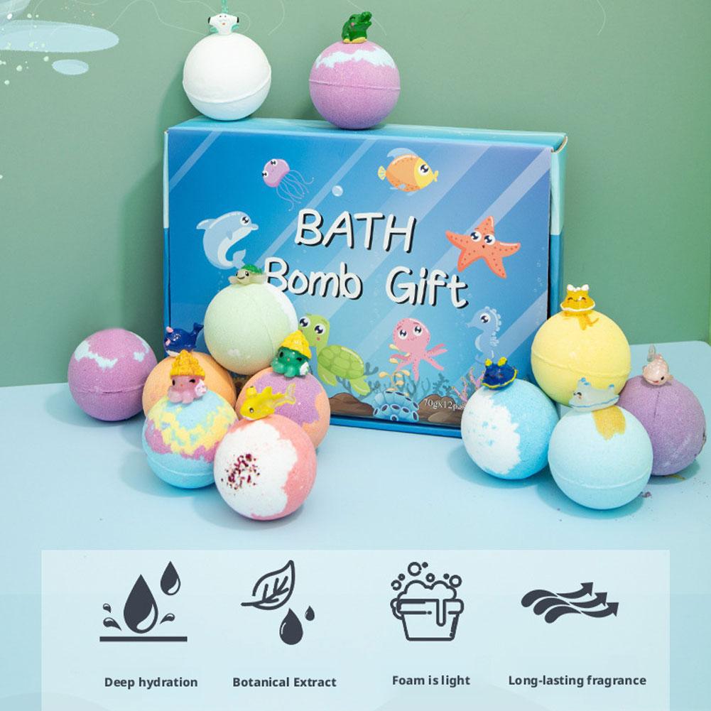 サプライズ入りキッズバスボム、動物のおもちゃ付き発泡スパボー - Relax - Spa & Wellness のレビューと価格