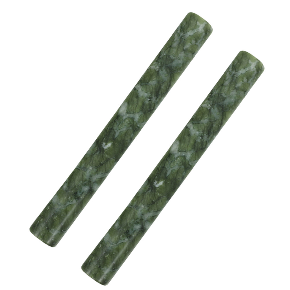 2個セット 天然石生地ローラー 翡翠大理石製麺棒 ノンスティ - Jade Roller Stone のレビューと価格