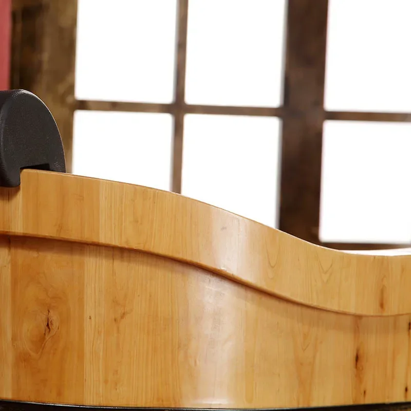 杉材バスバレル 大型 大人用木製浴槽 フットバケット スパ  - Spa Wellness Nature のレビューと価格