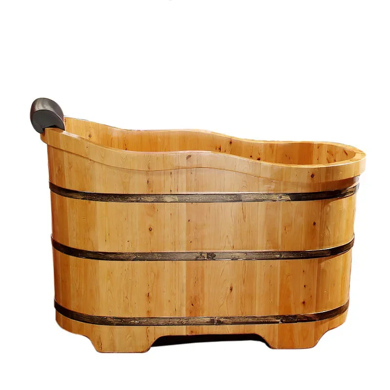 杉材バスバレル 大型 大人用木製浴槽 フットバケット スパ  - Spa Wellness Nature のレビューと価格