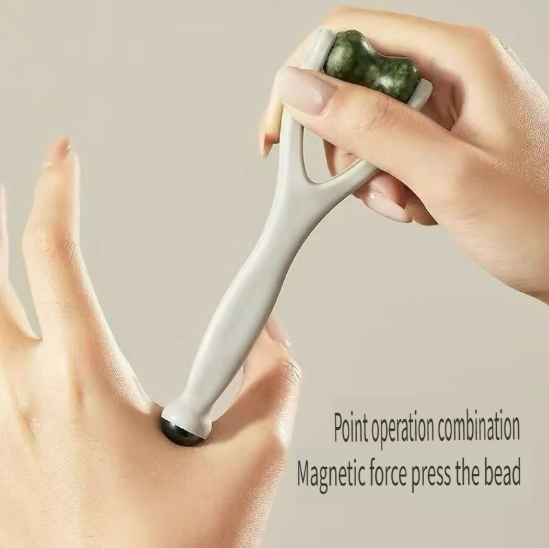 1個入り天然翡翠指マッサージ器 - 手のリラックス、緊張緩和 - Spa Wellness Nature のレビューと価格